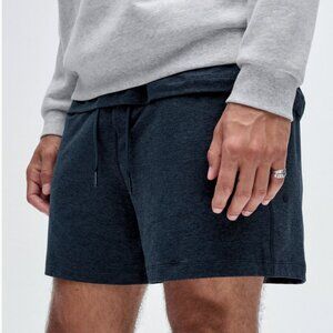 Lululemon Mens Soft Jersey Short Heathered Classic Navy/Heathered True Navy 5” L